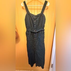 Urban Outfitters Dark Green Corduroy Dress